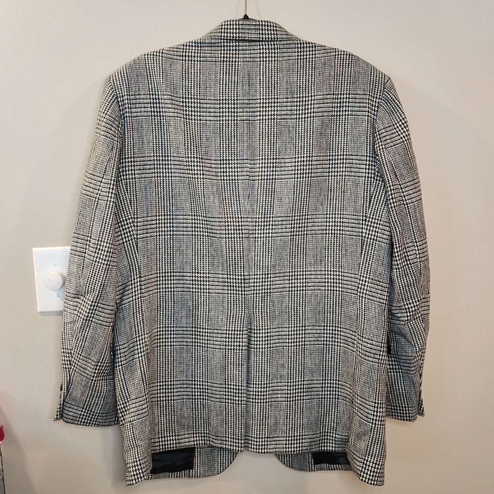 Chadmore Blazer Mens Glenplaid Dark Academia Hand Tailored Old Money - Picture 7 of 13